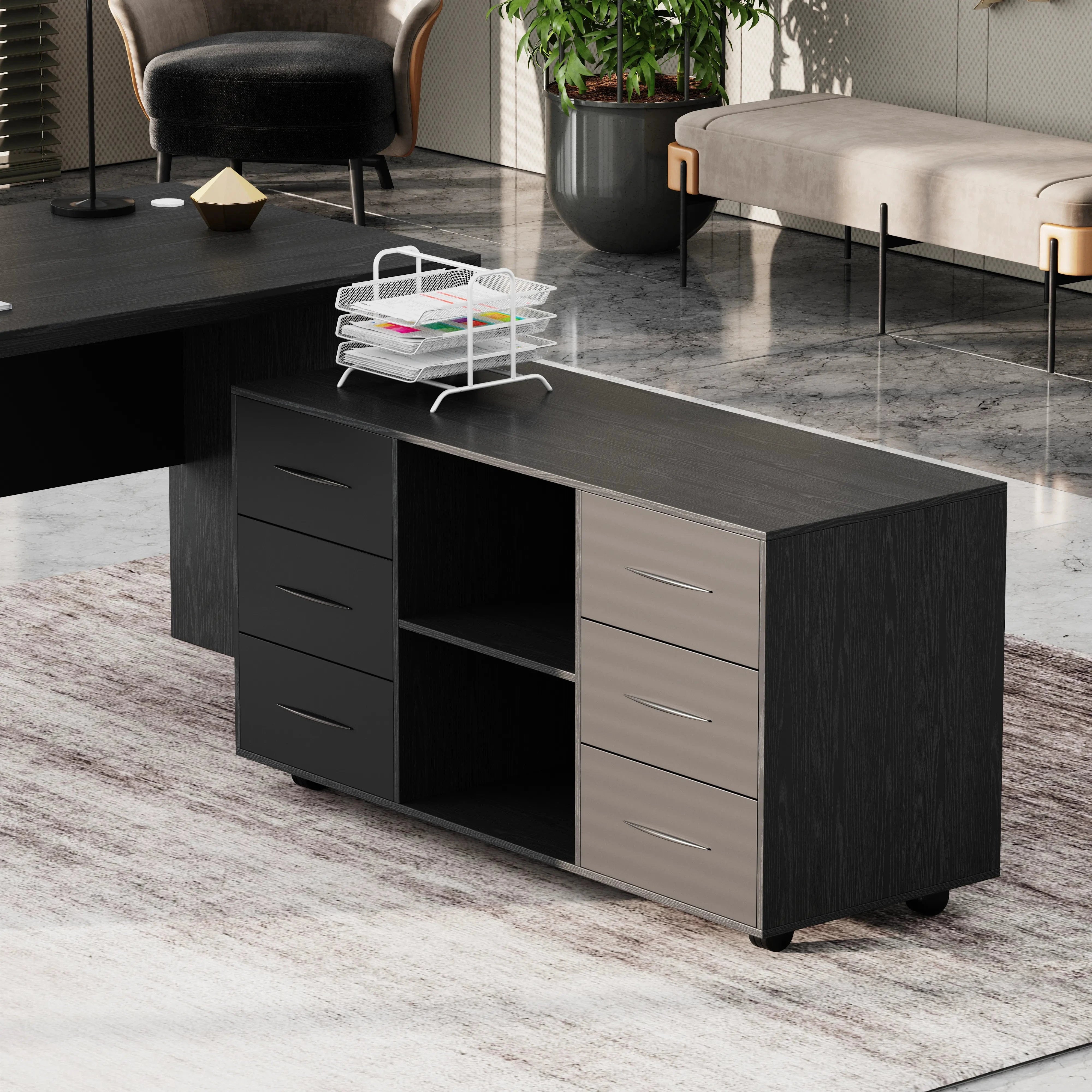 Neptune · Executive Desk w/ Mobile Storage