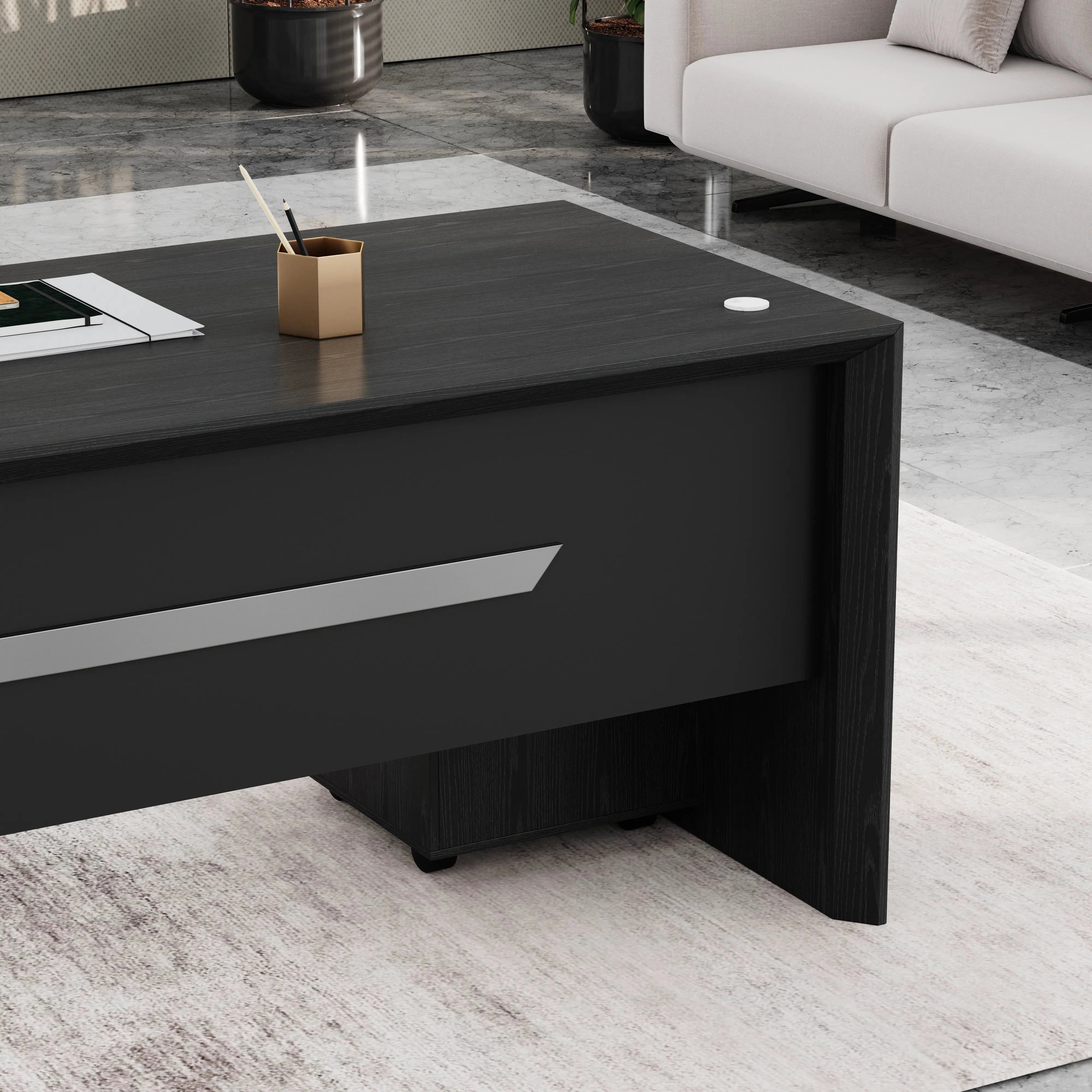 Neptune · Executive Desk w/ Mobile Storage
