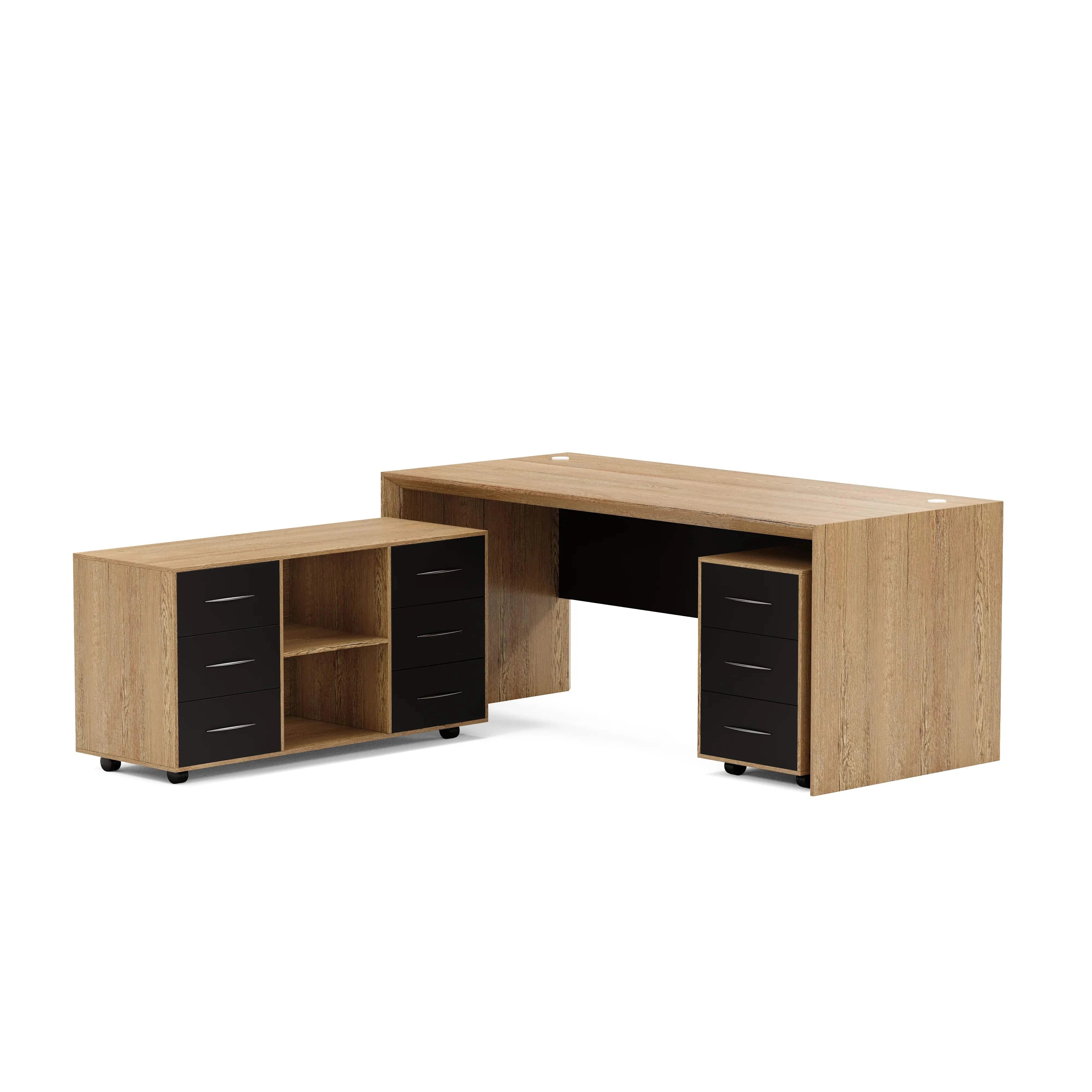 Neptune · Executive Desk w/ Mobile Storage