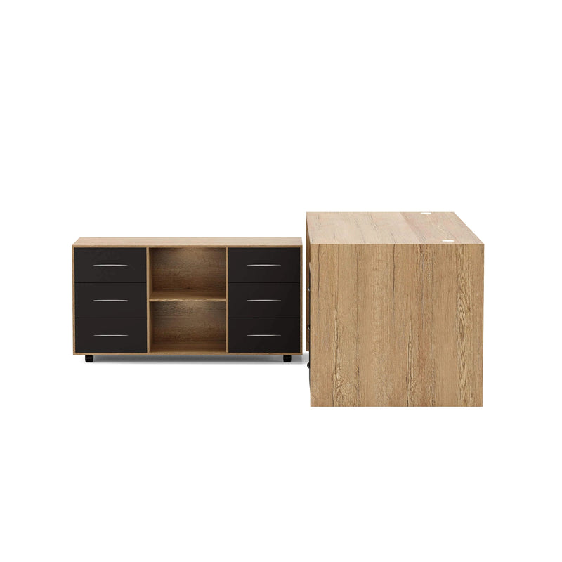 Neptune · Executive Desk w/ Mobile Storage