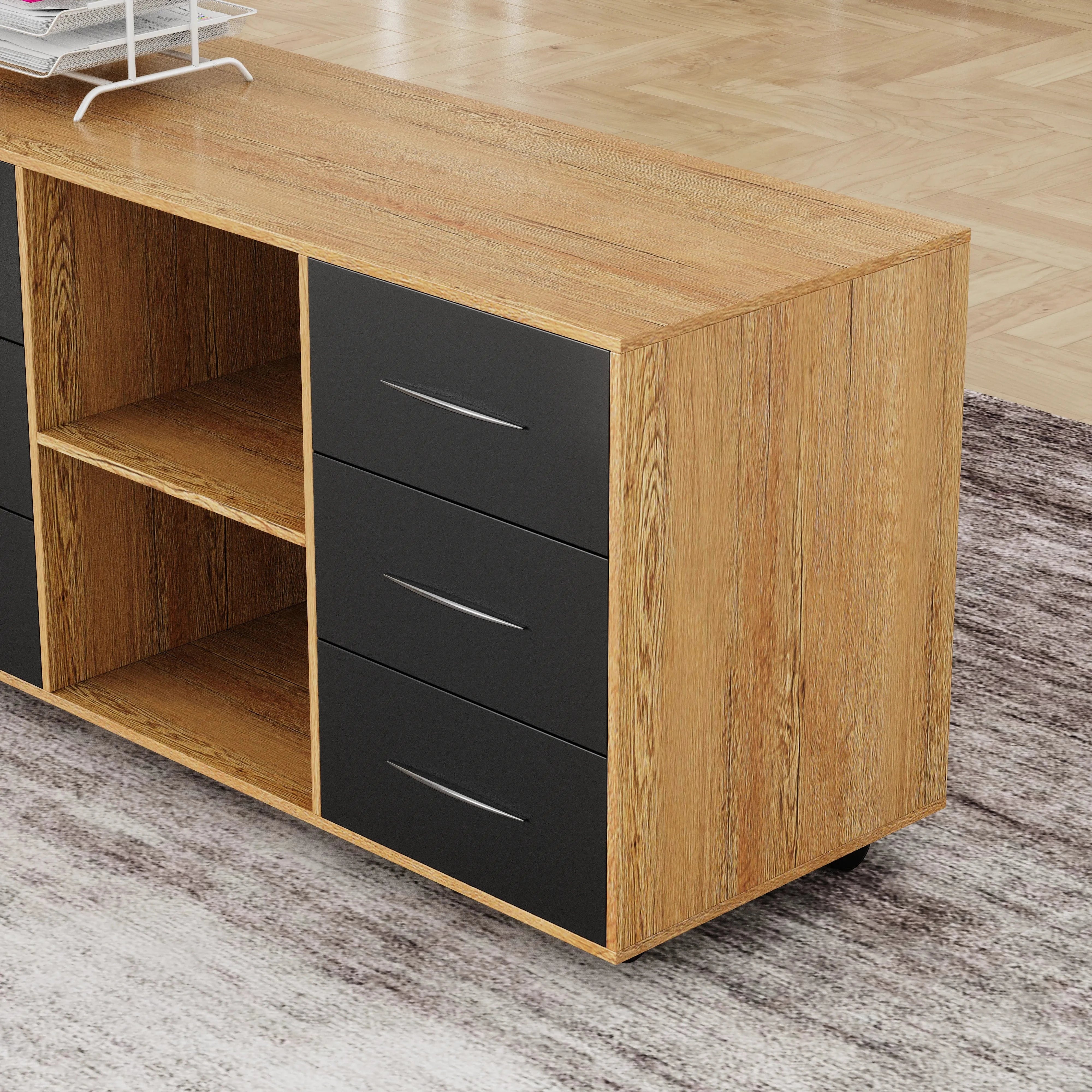 Neptune · Executive Desk w/ Mobile Storage