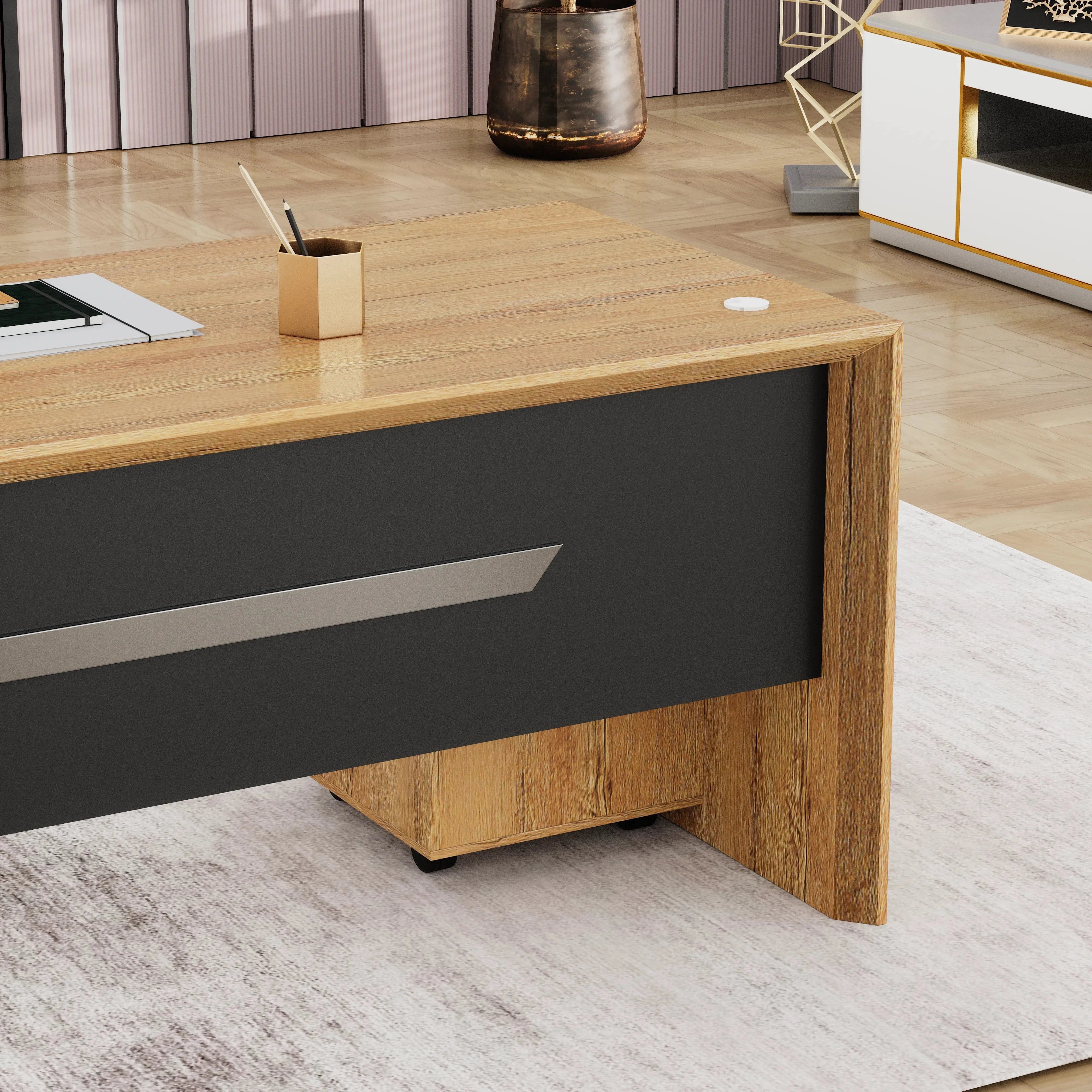 Neptune · Executive Desk w/ Mobile Storage