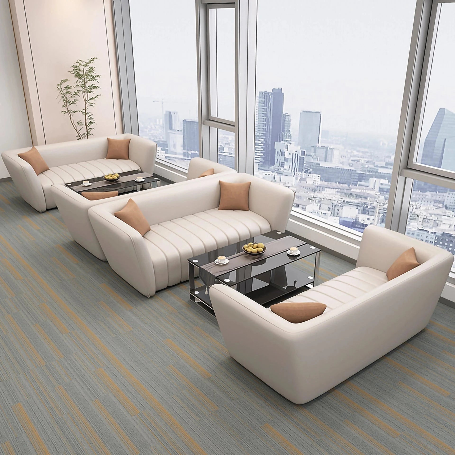 Nicolas · Modern Office Waiting Area Lounge Seating Set
