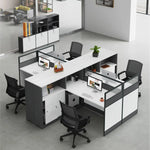 Norven · L-Shaped Cubicle Office Workstation