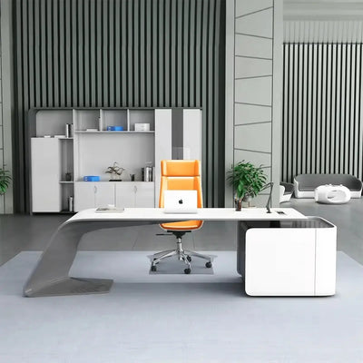 Gödel · White Executive Desk