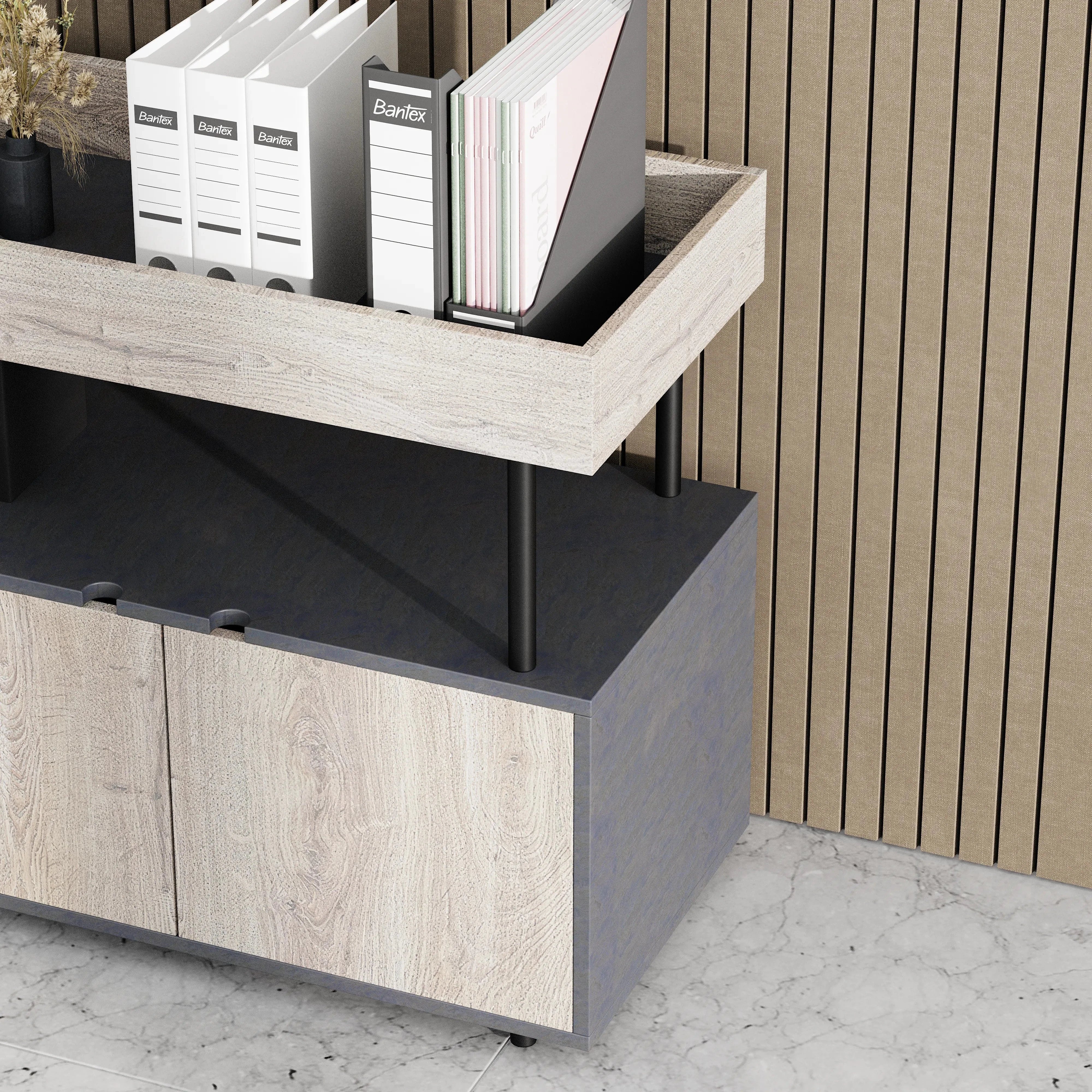 Estantería tipo credenza de 32 a 63