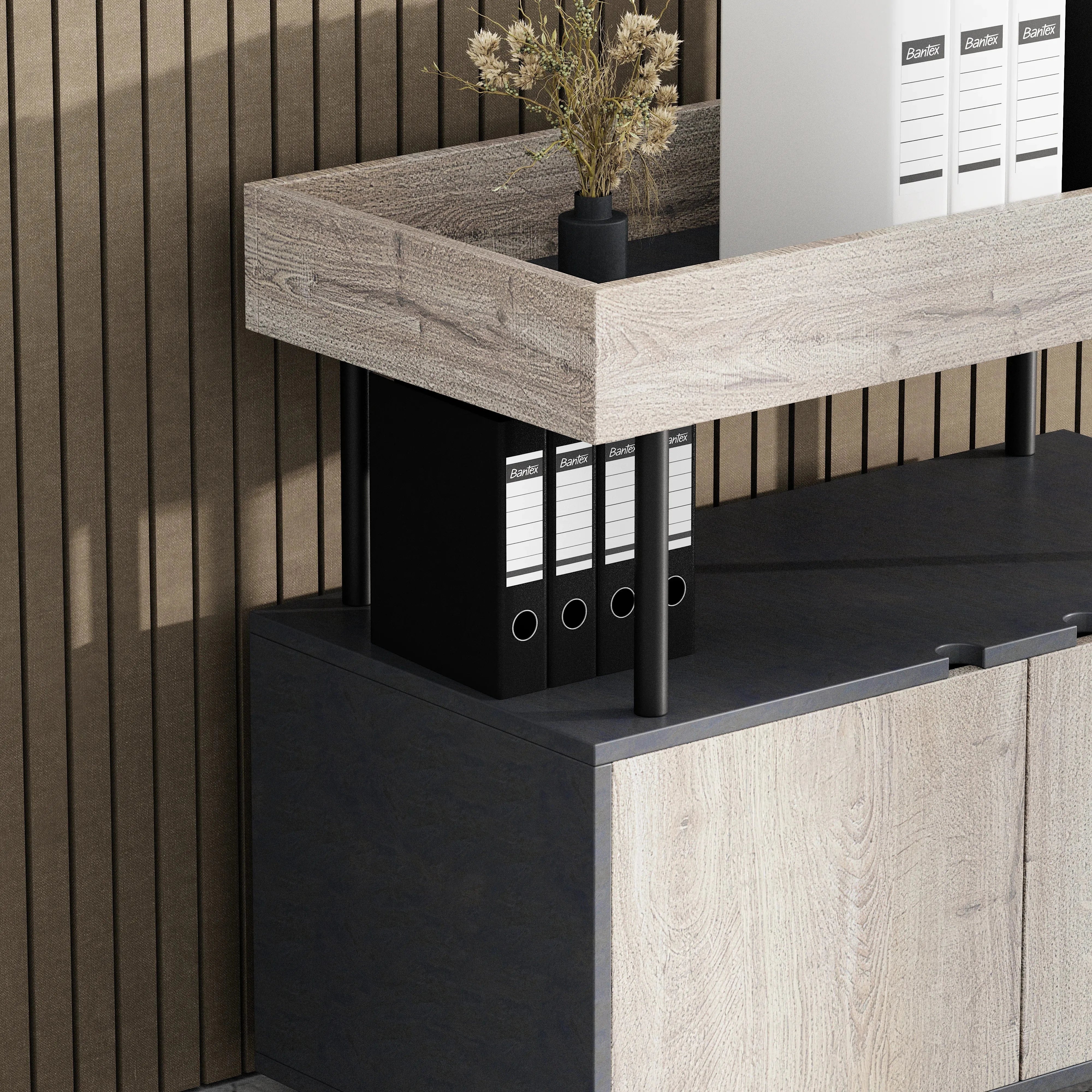 Estantería tipo credenza de 32 a 63
