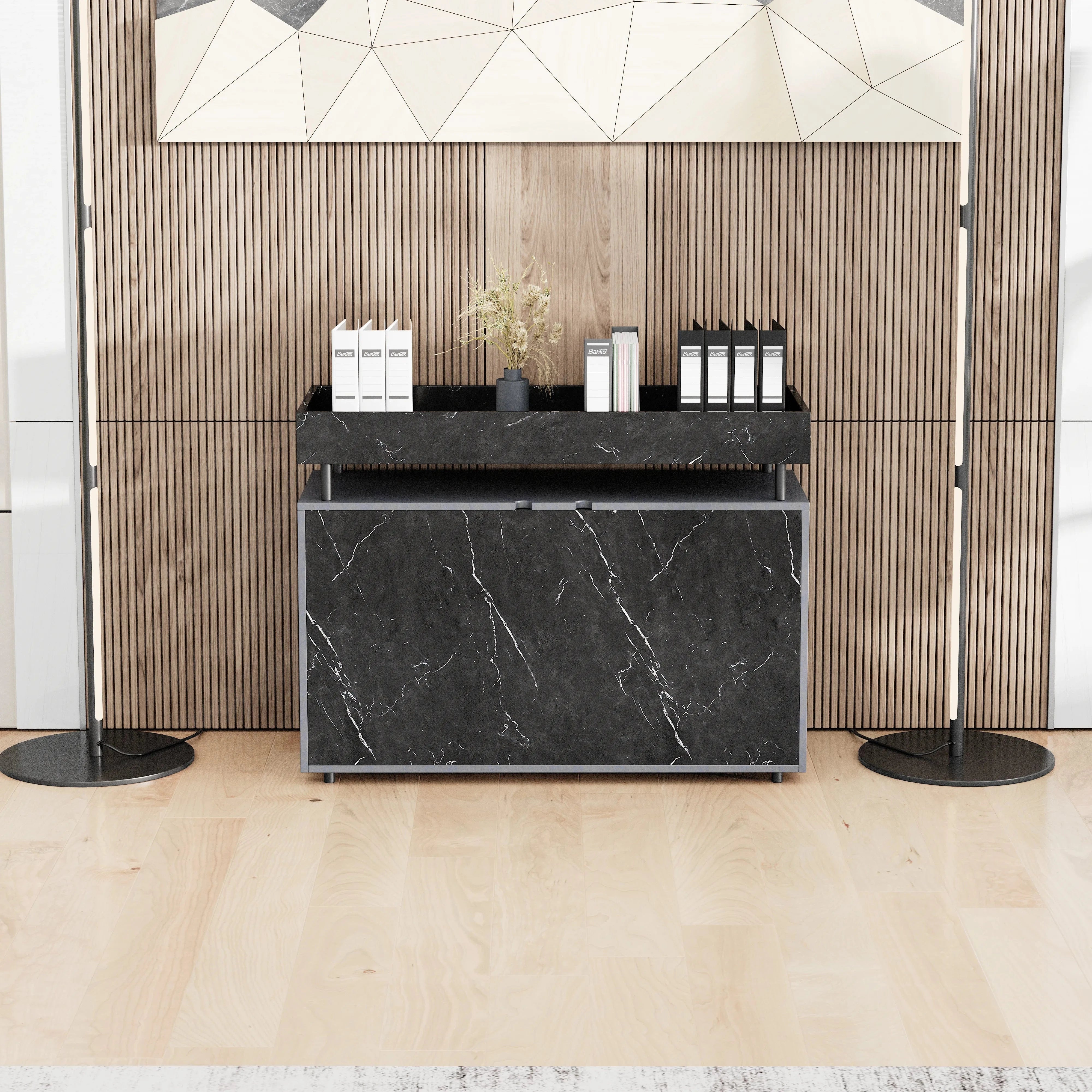 Estantería tipo credenza de 32 a 63