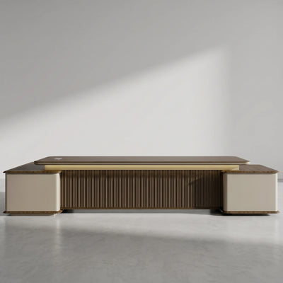 Sussex · Grand L-Shaped Executive Desk