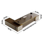 Olivia · Modern L-Shaped Executive Desk