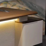 Ophelia · Modern L-Shaped Executive Desk