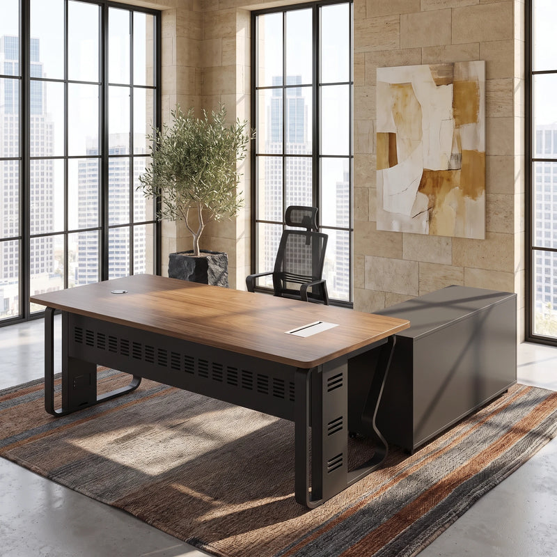 Patton desk in a modern office