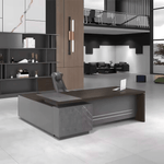 Poconos · Modern L-Shaped Executive Desk