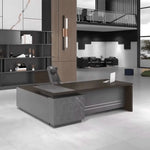 Anton · 8′ Executive L-Shaped Desk
