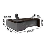 Poconos · Modern L-Shaped Executive Desk