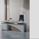 Albion · Executive L-Shaped Standing Desk, Adjustable Height