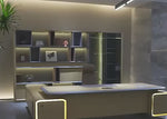Sonnet · Office Shelves w/ Integrated Lighting