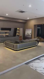 Echelon · Luxury L-Shaped Executive Desk