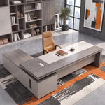 Purdue desk from a high angle in a tower office