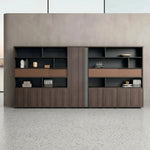 Rexton · Office Shelves w/ Integrated Lighting & Storage