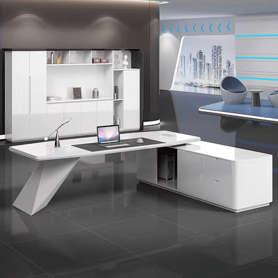 Rafael · Modern L-Shaped Executive Desk