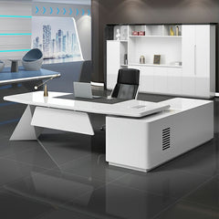 Rafael · Modern L-Shaped Executive Desk