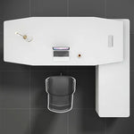 Turing · White L-Shaped Executive Desk