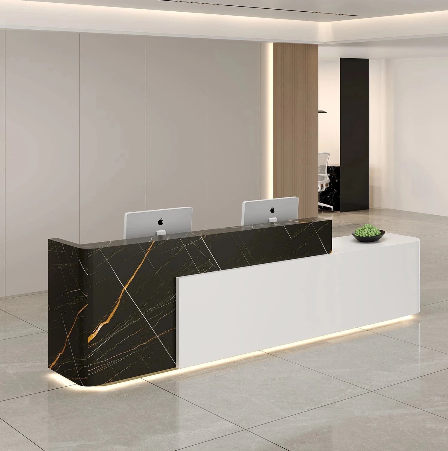 Escritorio de recepción rectangular Regina 63 de 158