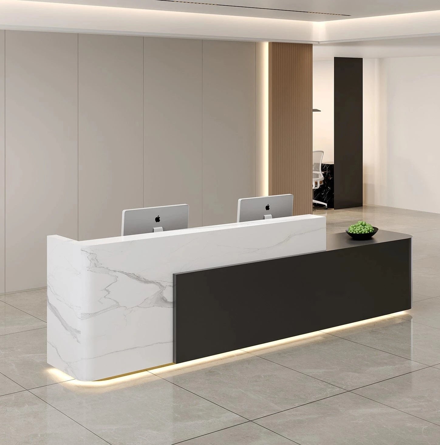 Escritorio de recepción rectangular Regina 63 de 158
