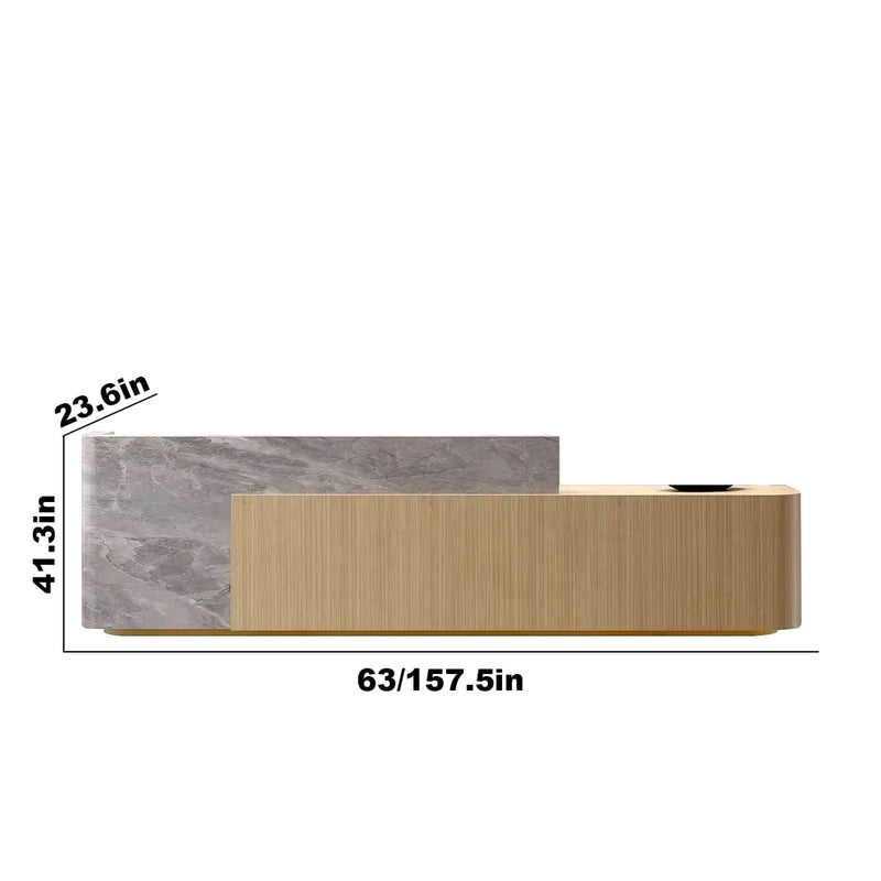 Escritorio de recepción rectangular Regina 63 de 158