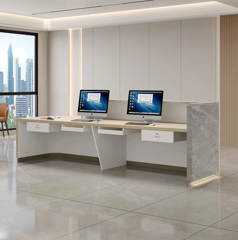 Escritorio de recepción rectangular Regina 63 de 158