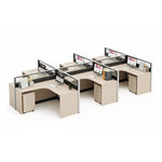 Remy · L-Shaped Cubicle Workstation