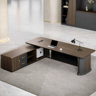 Richard · Modern L-Shaped Executive Desk
