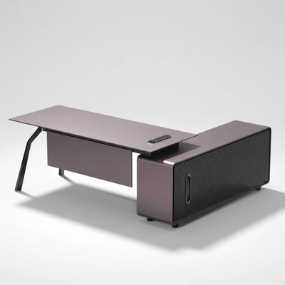 Zyner · Luxury L-Shaped Executive Desk