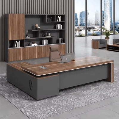 Rowan · Modern L-Shaped Executive Desk