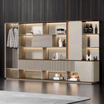 Ryan · Modern Office Shelves w/ Lighting, Storage