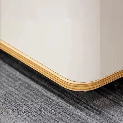 Escritorio ejecutivo en forma de L Sailor Beige de 95 a 126