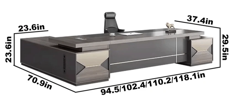 Salvador · Modern L-Shaped Executive Desk
