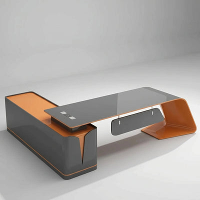 Euler · Modern L-Shaped Executive Desk