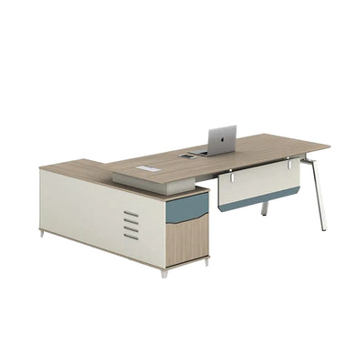 Soliel · Modern L-Shaped Executive Desk