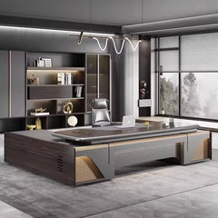 Stellan · Modern L-Shaped Executive Desk