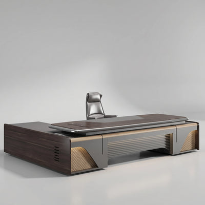 Stellan · Modern L-Shaped Executive Desk