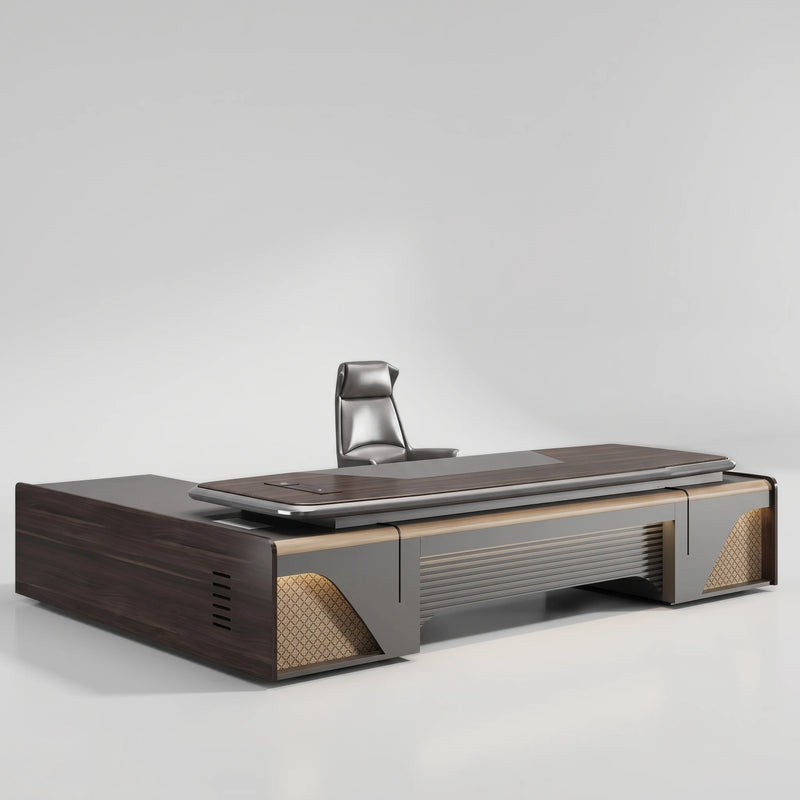 Stellan · Modern L-Shaped Executive Desk