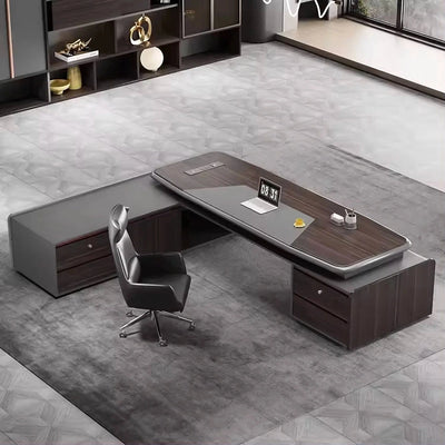 Stellan · Modern L-Shaped Executive Desk