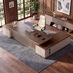 Sussex desk, other return, from above in a partner's office