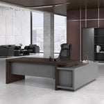 Elmore · Modern L-Shaped Executive Desk
