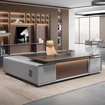 Torque · Modern L-Shaped Executive Desk