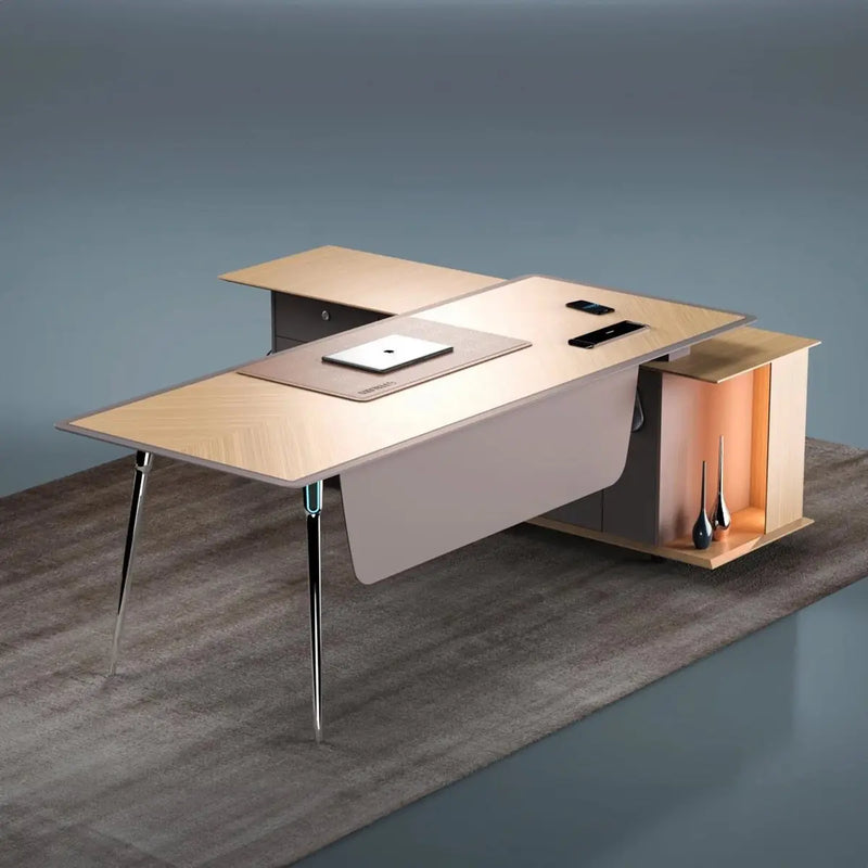 Symor · Modern L-Shaped Executive Desk