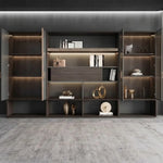 Stellan · Office Shelves w/ Integrated Lighting & Storage