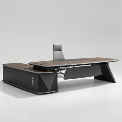Alwin · Modern L-Shaped Executive Desk